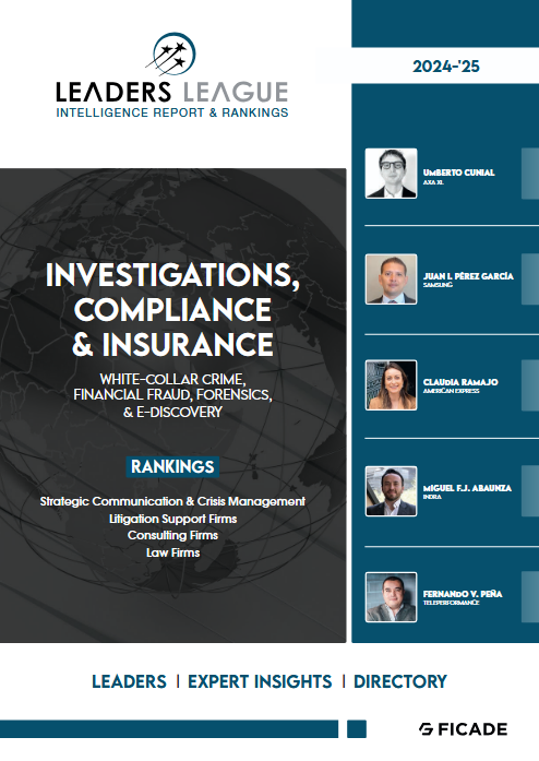 Leaders League Investigations, Compliance & Insurance 2024-2025 : Classement des meilleurs cabinets français